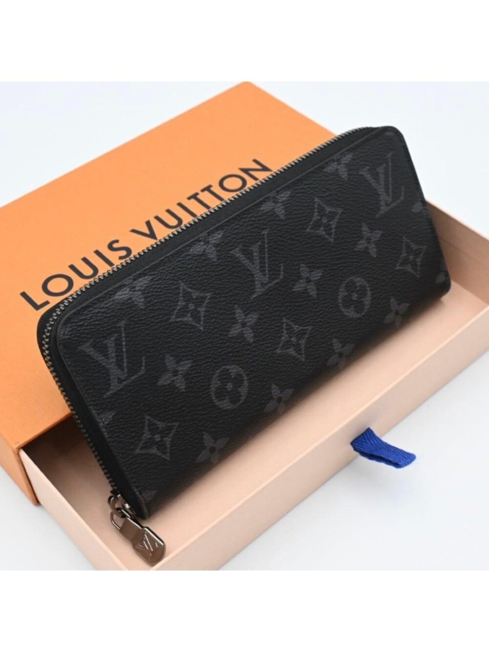 Louis Vuitton Eclipse Zippy Wallet Horizontal Black